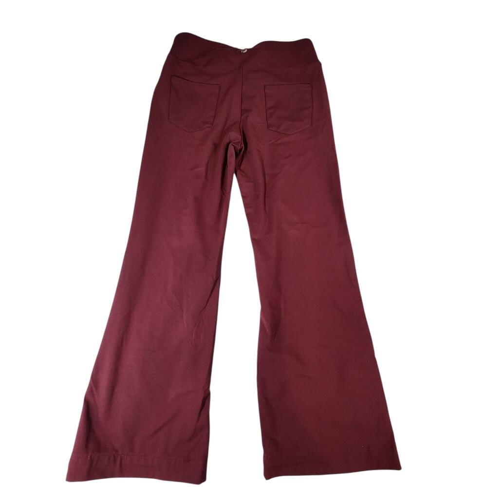 IUGA Burgundy Wide Leg Yoga Pants XL‎ High Rise Stretch Activewear Athleisure